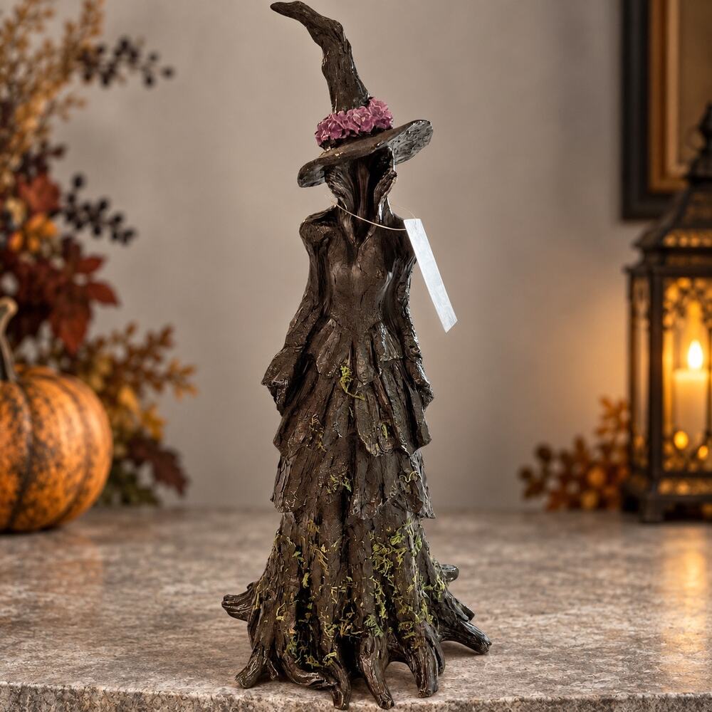 New TAHARI Talyse Tree Witch Forest 18” Viral Halloween 2026 Tabletop Decor NWT